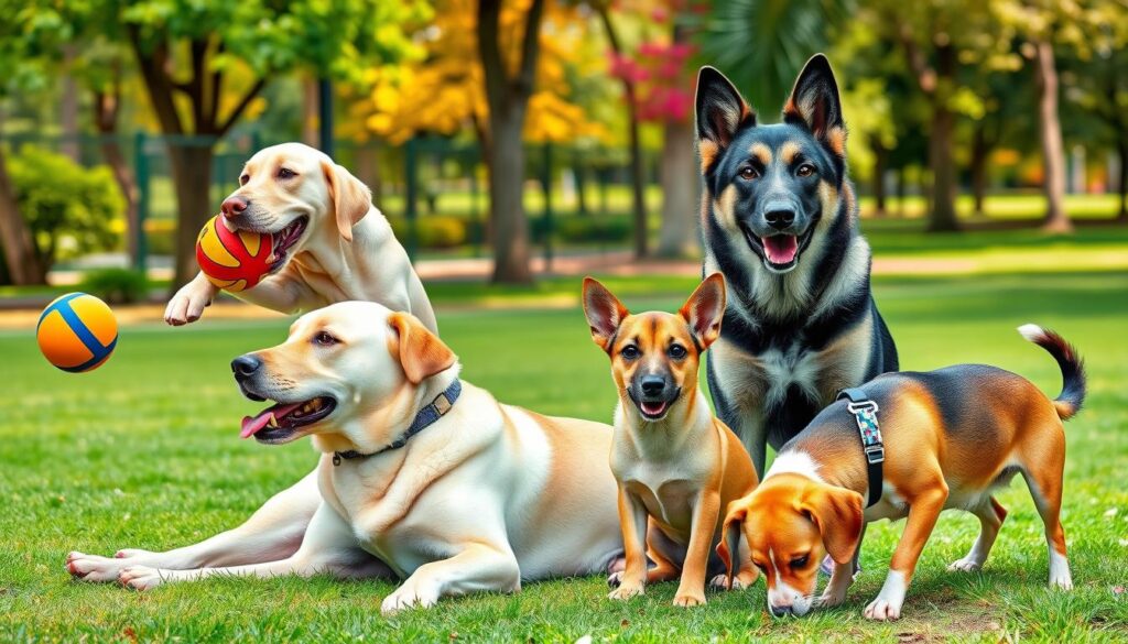 Dog behavior types