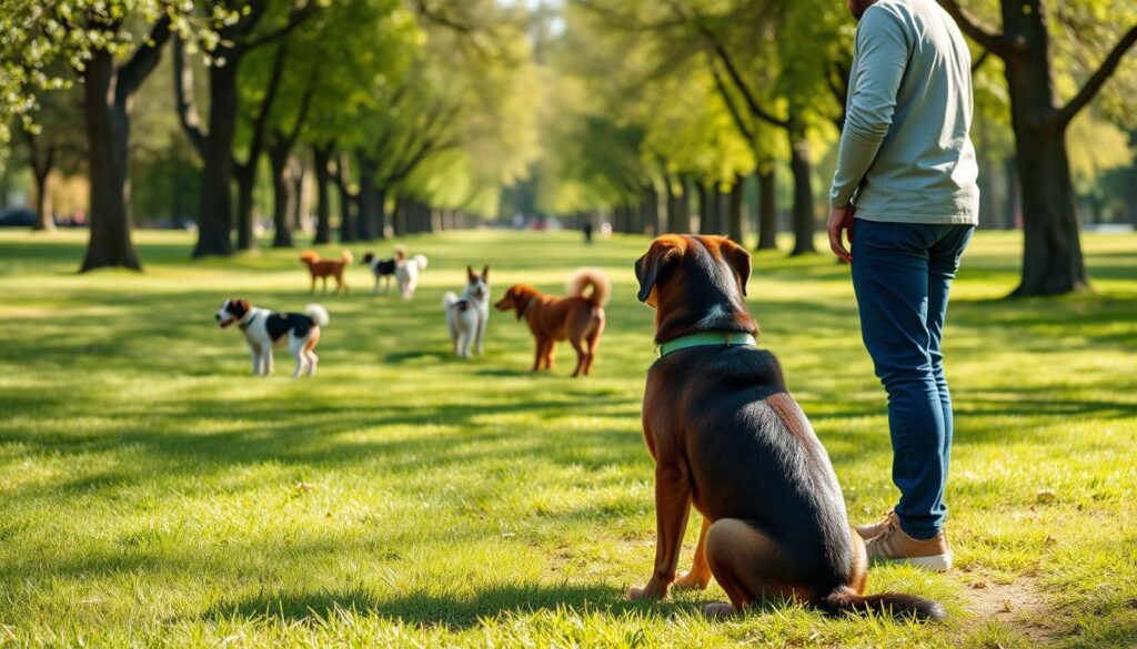 Dog obedience training