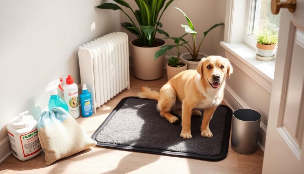 Indoor potty maintenance