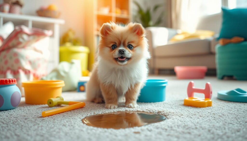 Pomeranian potty accidents