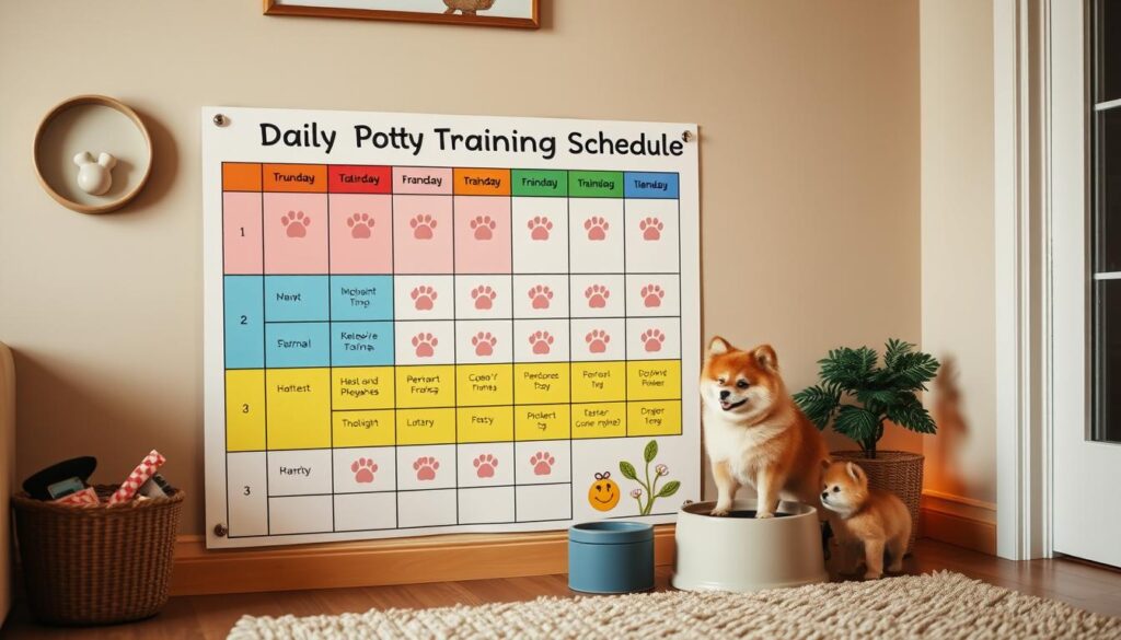 Pomeranian potty schedule