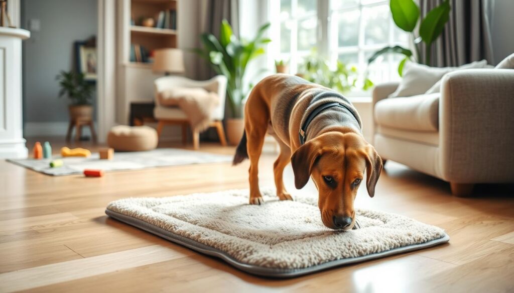 Potty pad training for older dogs