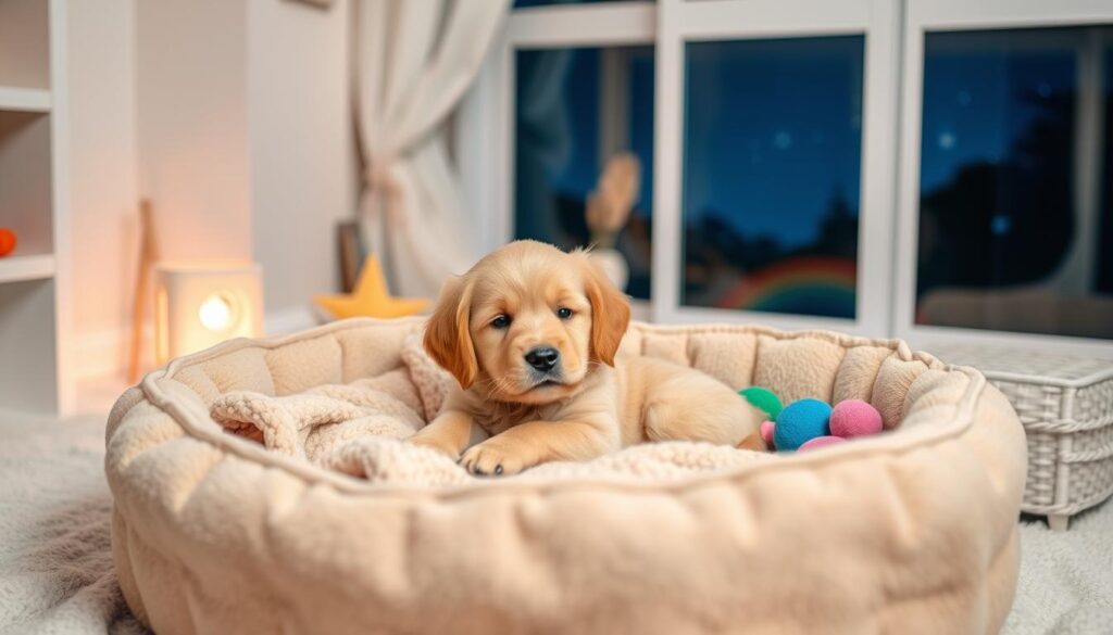 Puppy sleep training