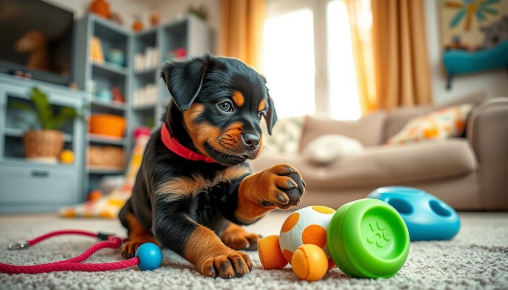 Rottweiler puppy biting training