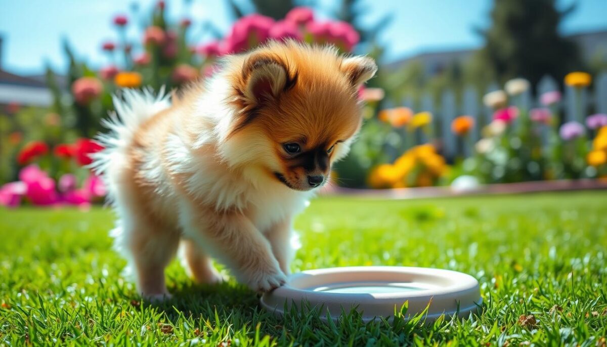 how to potty train a pomeranian