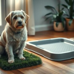 how to train older dog to use indoor potty