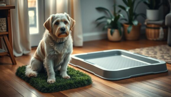 how to train older dog to use indoor potty