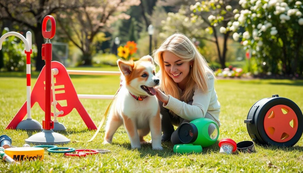 Advanced puppy training