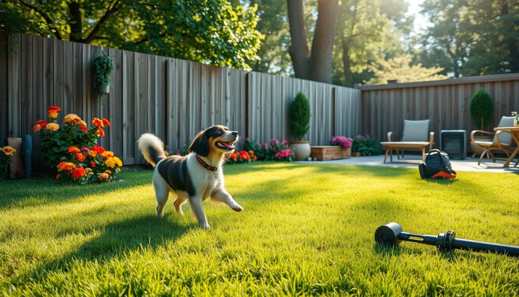 Backyard training with whistle