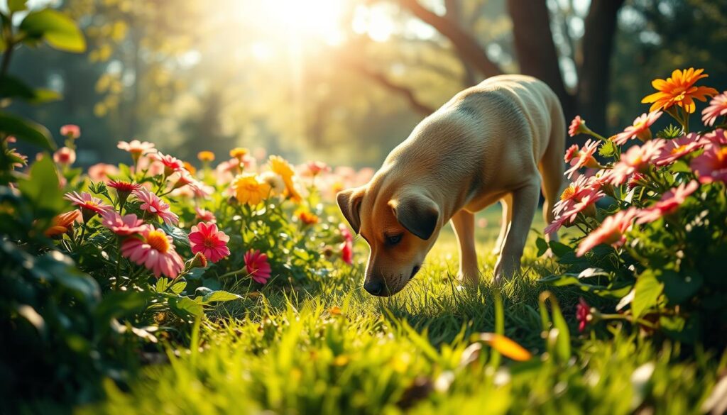 Blind and deaf dog perception