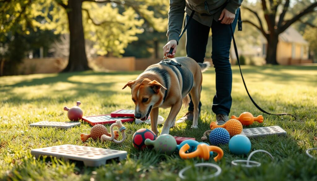 Blind and deaf dog training challenges