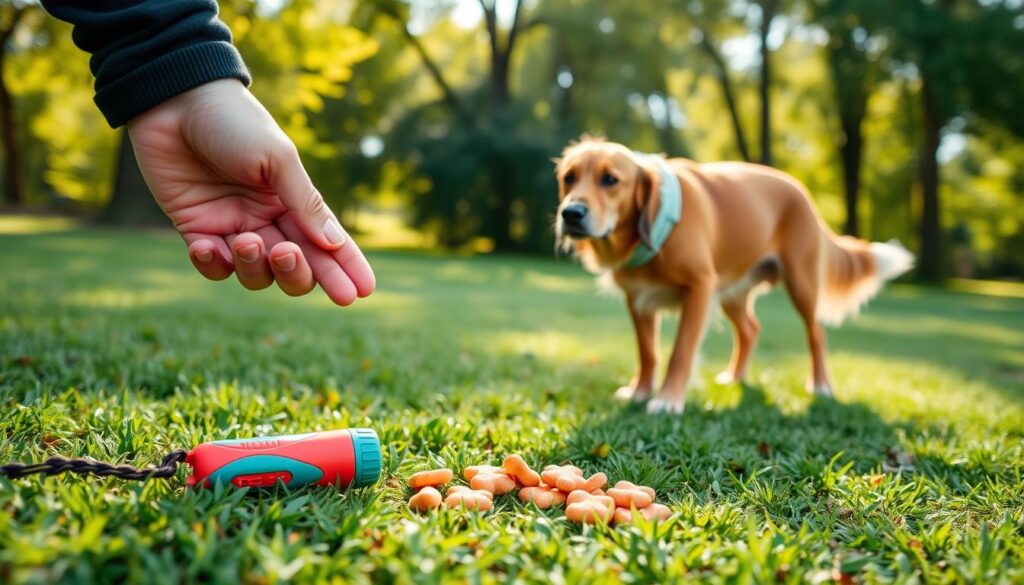 Clicker training for dogs