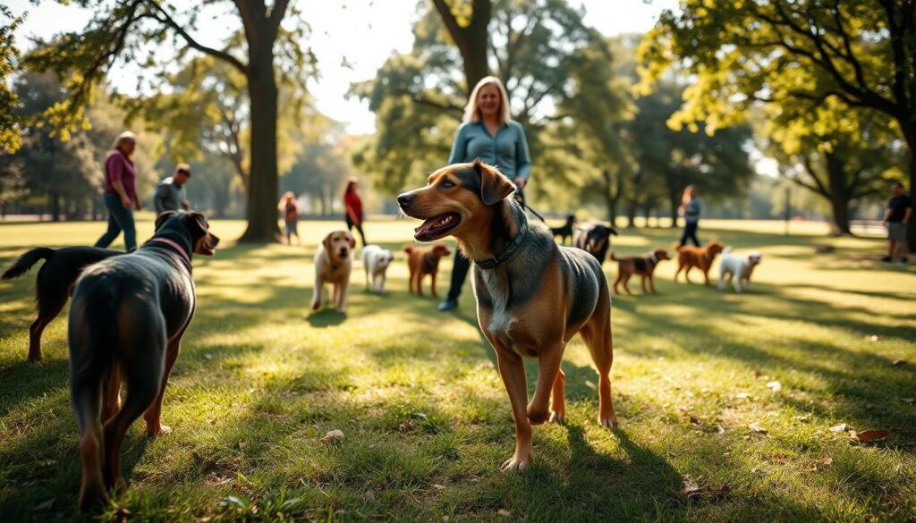 Distraction management during off-leash training