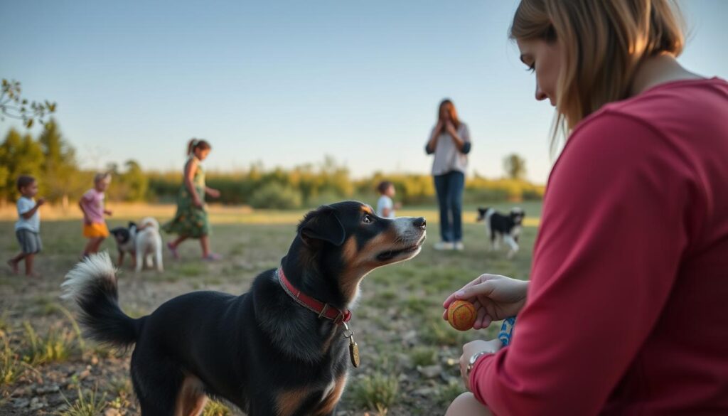 Distraction proofing during dog training