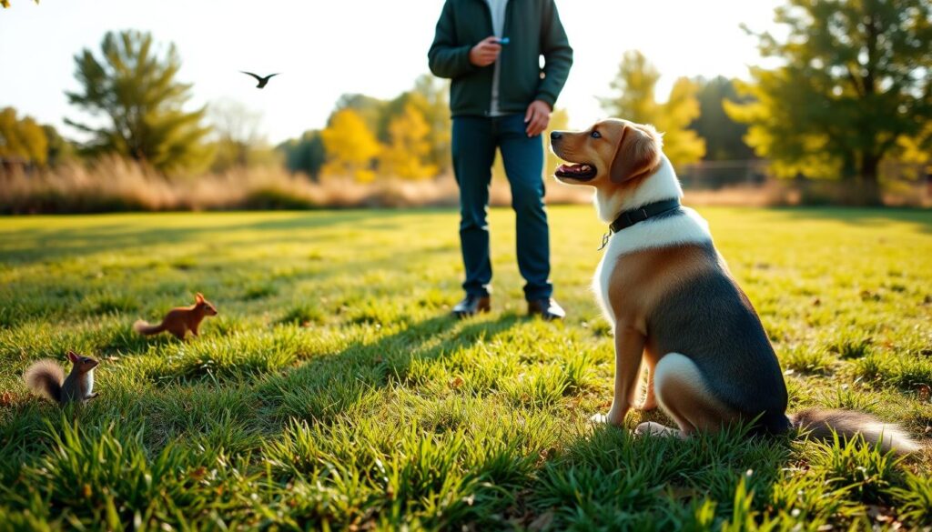 Distraction training for dogs