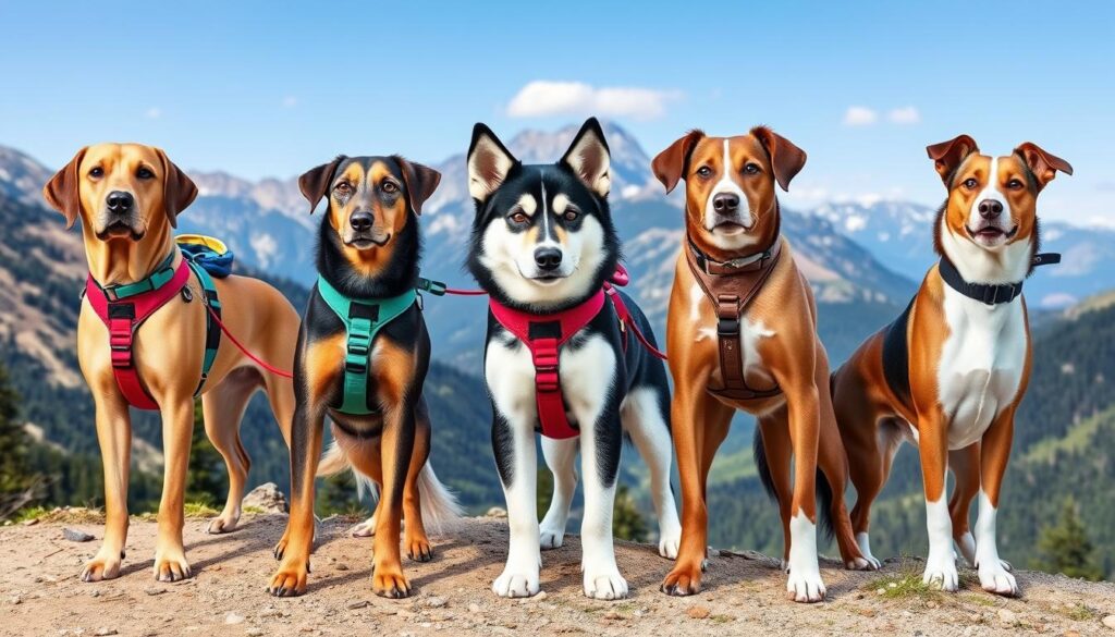 Dog breed traits for hiking