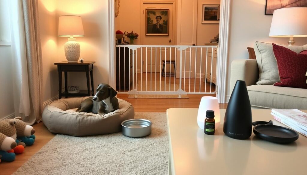 Dog-friendly home setup