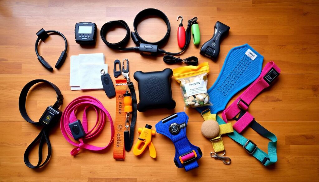 Dog training equipment and e-collar accessories