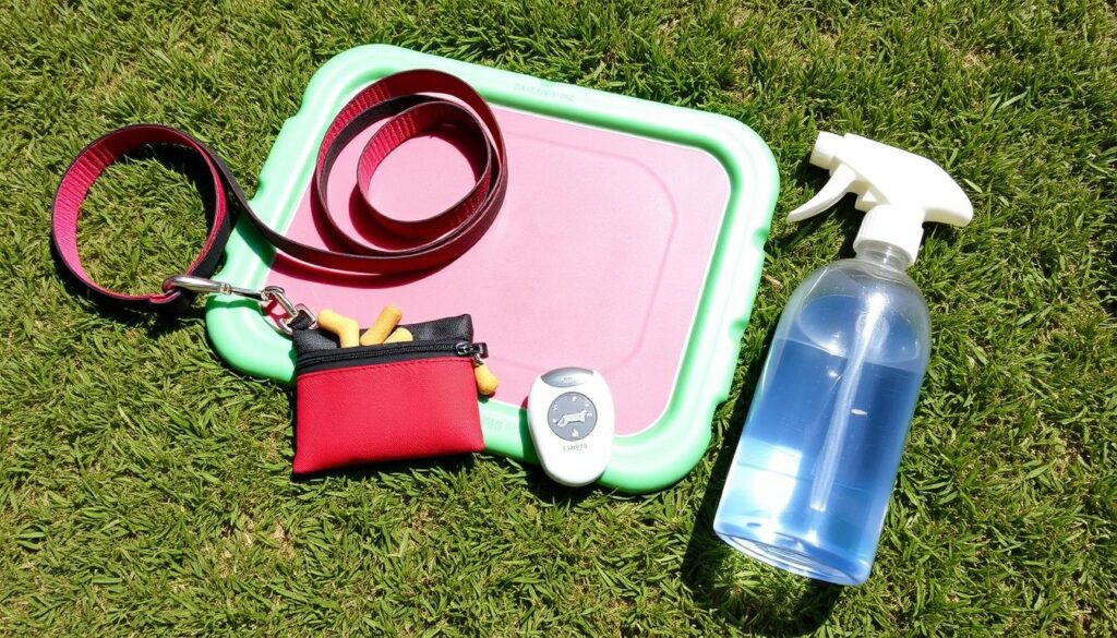 Dog training equipment for potty training