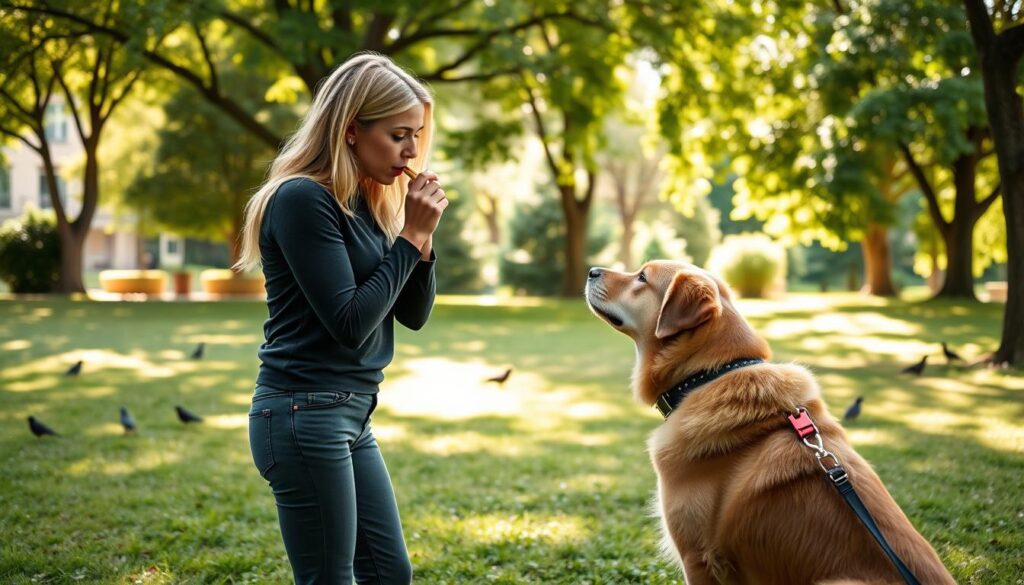 Dog whistle training safety