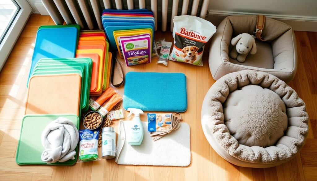 Essential dog supplies for potty training