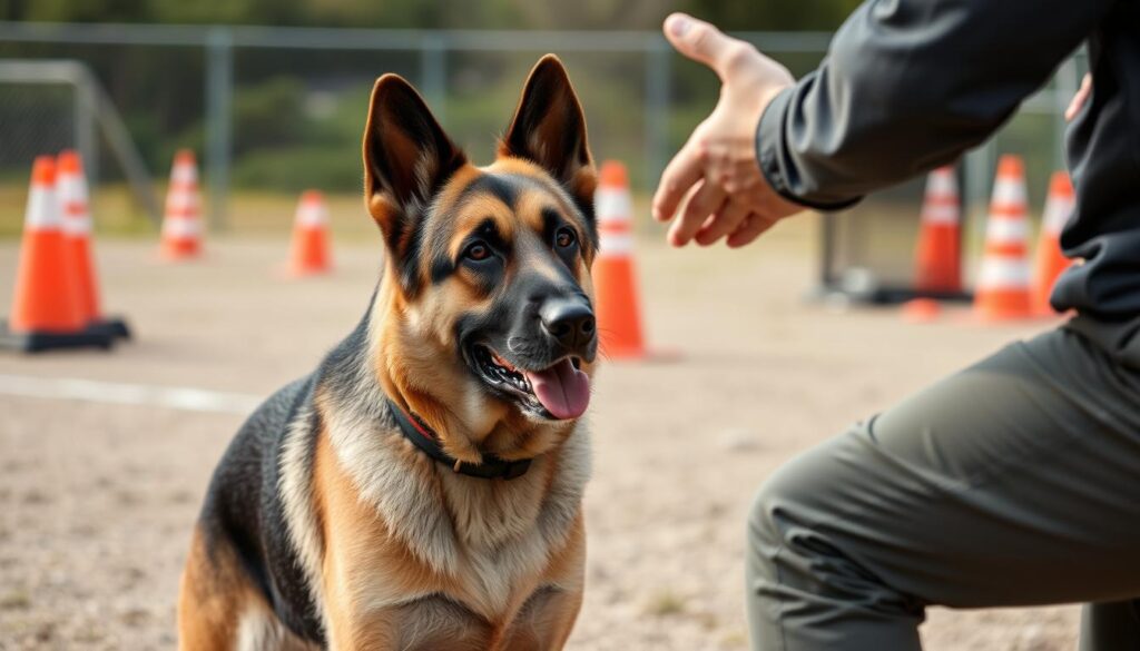 Foundation training for protection dogs