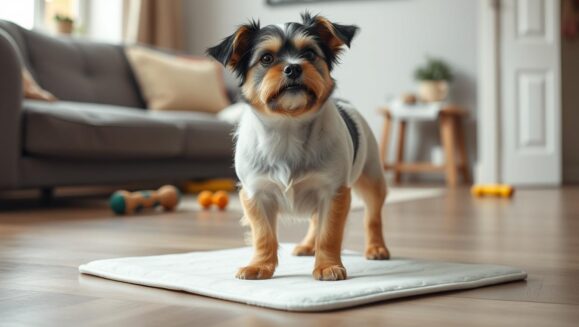 How to Train a Male Dog to Use Pee Pads