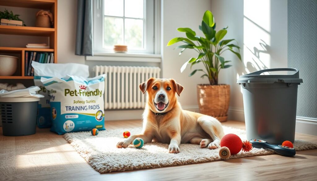 Indoor dog hygiene