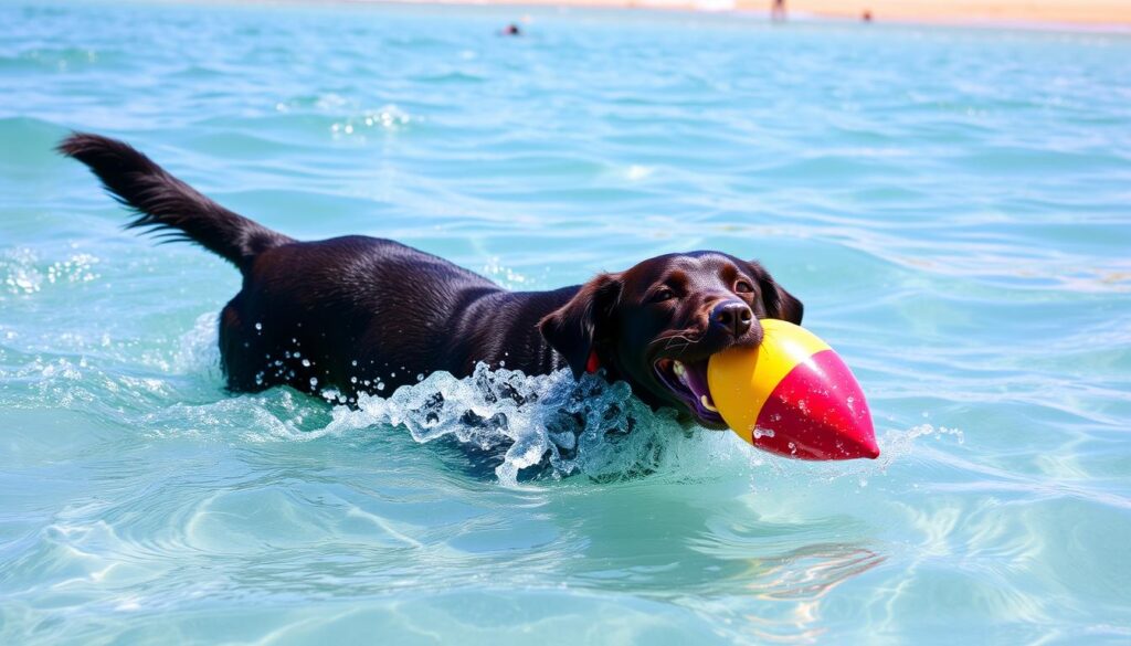 Labrador Retriever as a friendly water dog