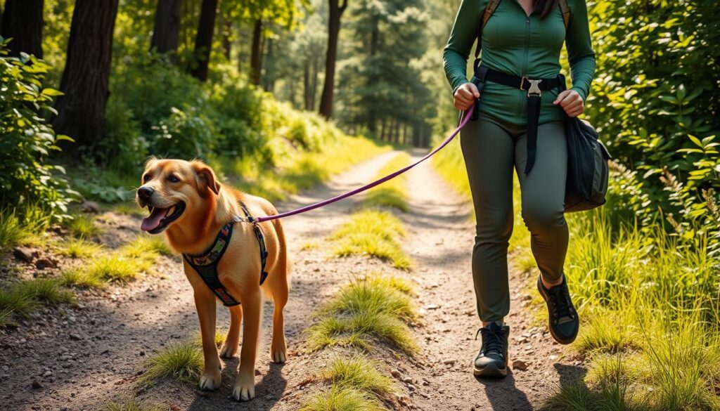 Loose leash walking techniques