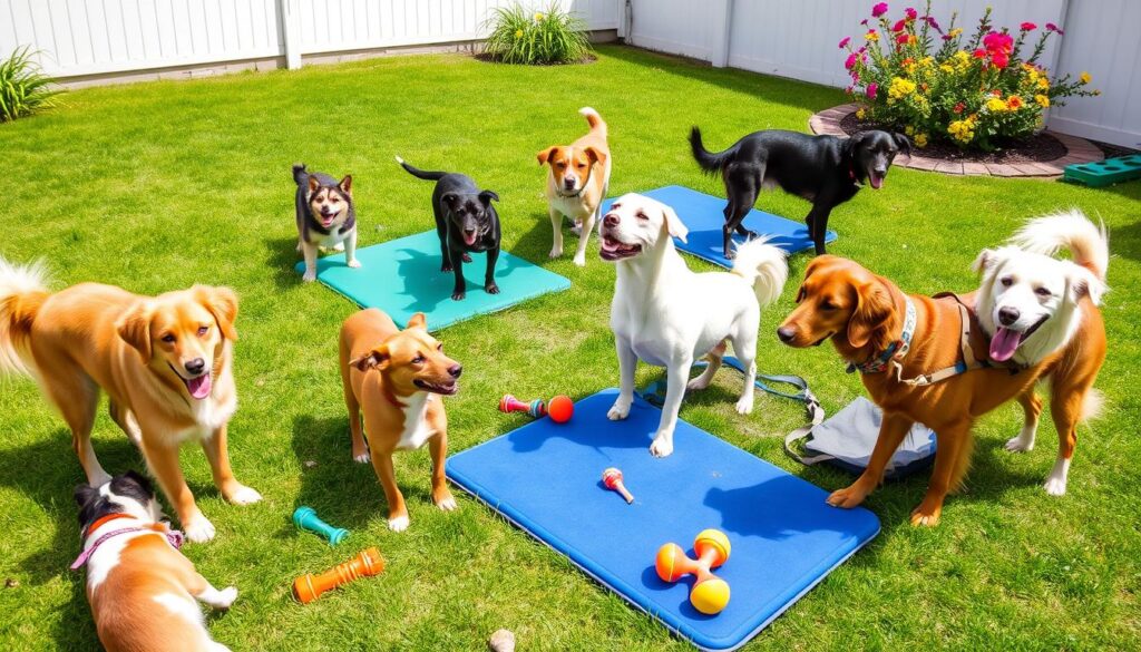 Multi-dog potty training