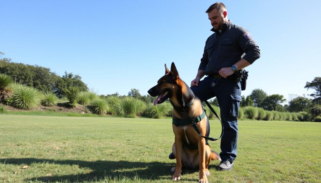 Off-leash protection training