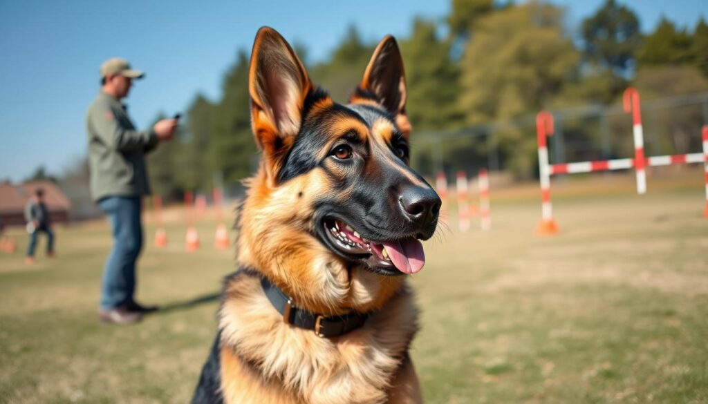 Protection dog maintenance