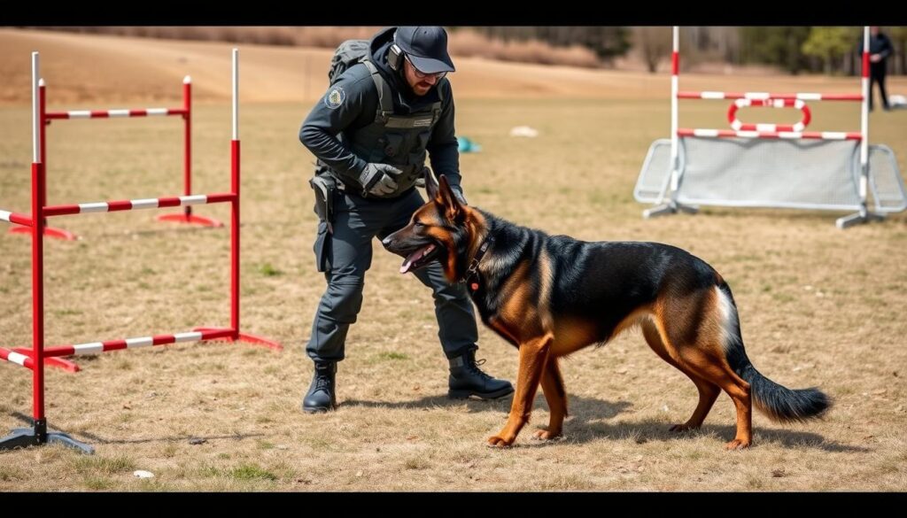 Protection dog training challenges