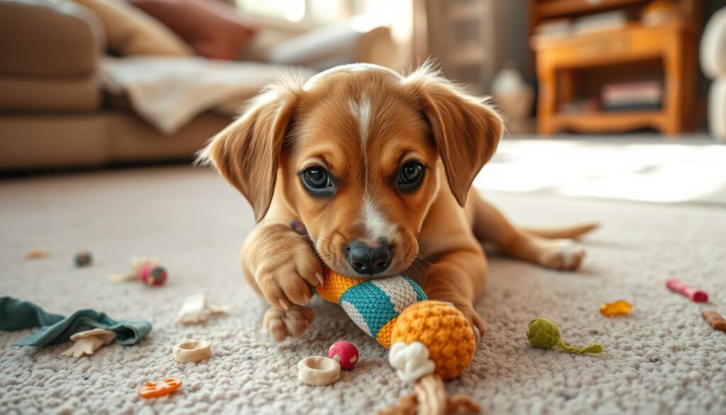 Puppy nipping and chewing