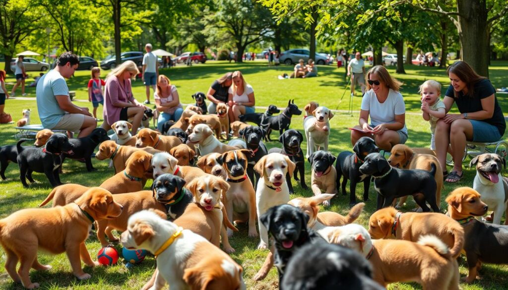 Puppy socialization