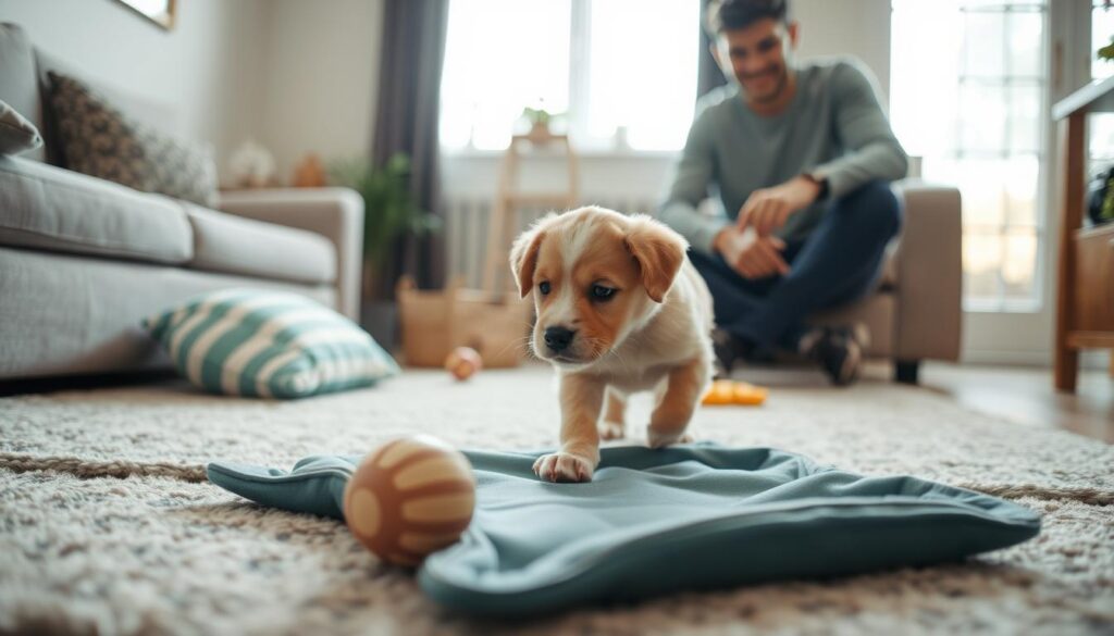 Puppy supervision during house training