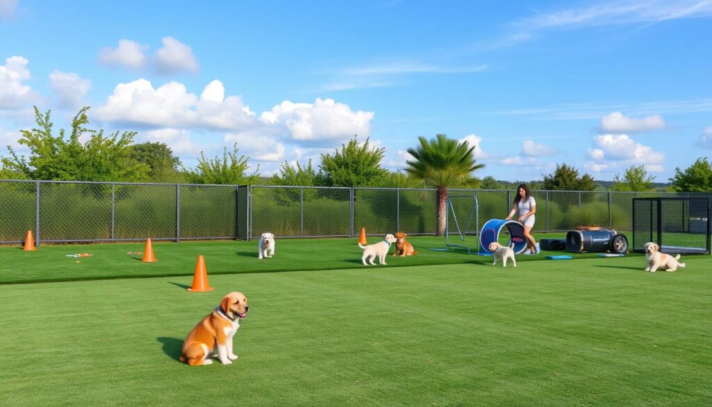 Puppy training areas