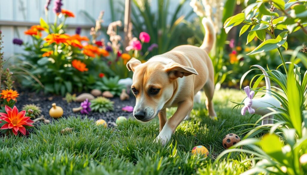 Sensory enrichment for blind and deaf dogs