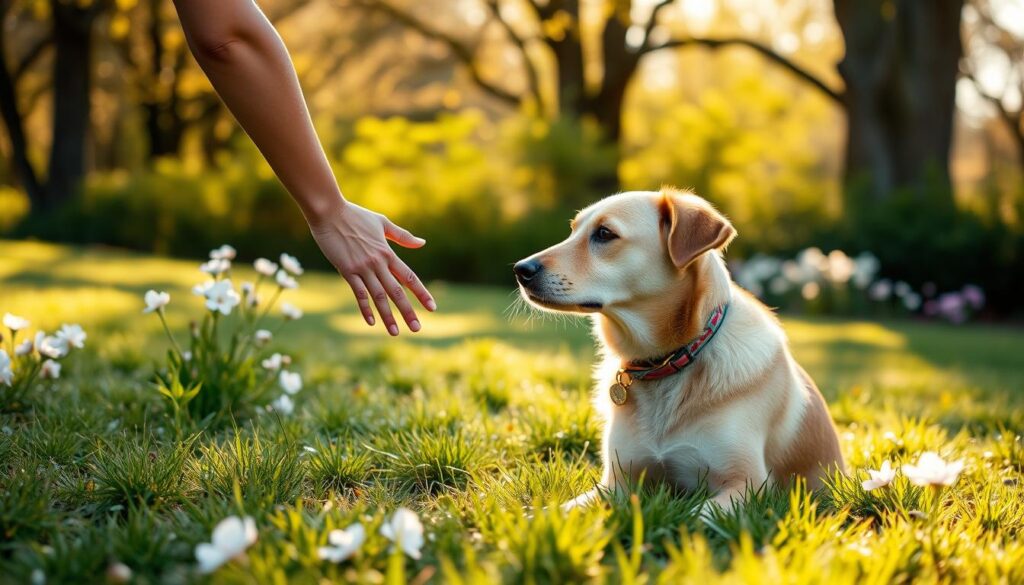 Touch-based commands for blind and deaf dogs