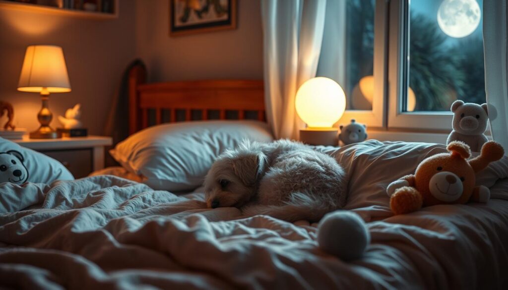 dog bedtime habits