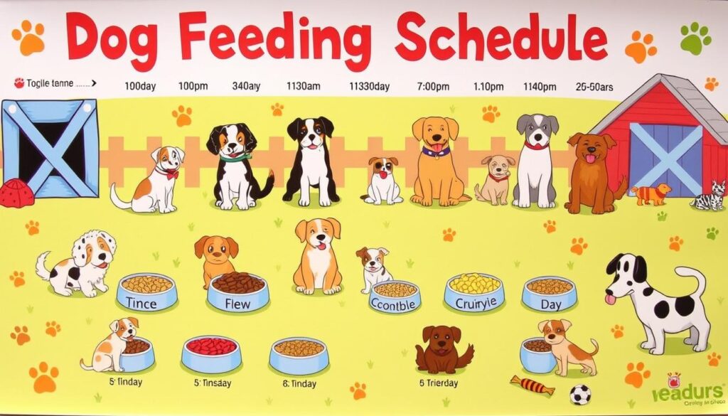 dog feeding schedule